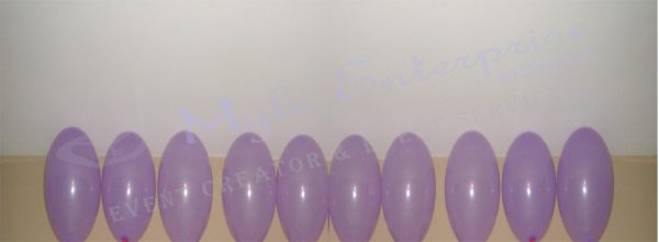 Inflated balloons (without helium) - 10 pieces