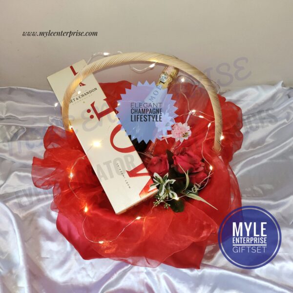 Premium Drink Gift Basket (Elegant) - Ready Stock