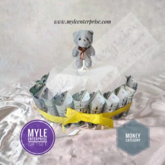 Myle Enterprise 1 tier Money Cake with Toy