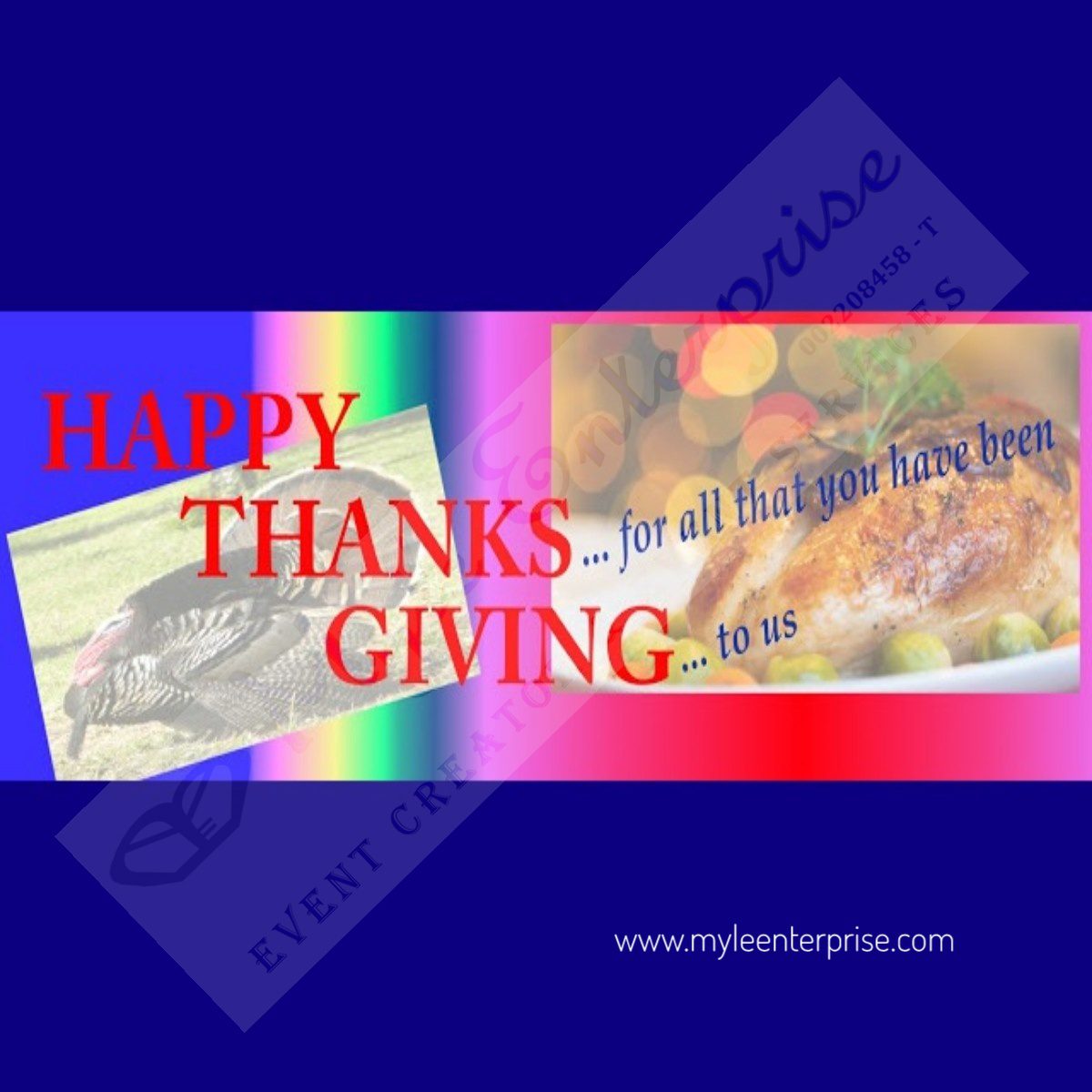 Myle Enterprise Thanksgiving Greeting Card
