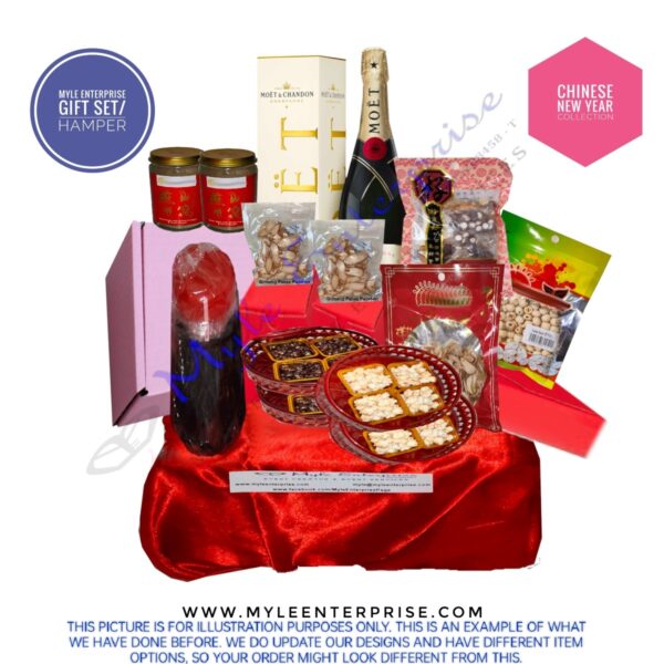 Myle Enterprise Chinese New Year Premium Auspicious Gift Set. Suitable for a luxurious Chinese New Year celebration