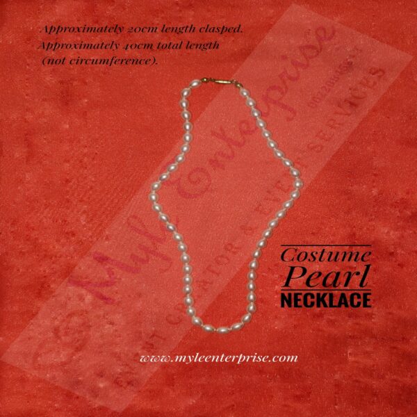 Myle Enterprise costume pearl necklace