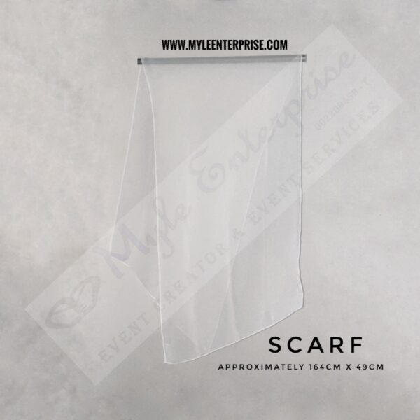 Scarf Blanc, white