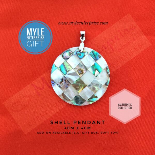Myle Enterprise Multi-tone Shell Pendant, Valentine's Day package