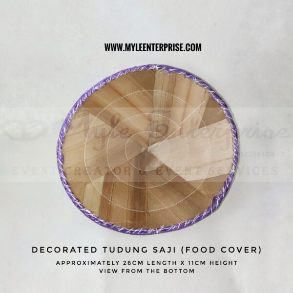 Myle Enterprise Decorated Tudung Saji, view from bottom