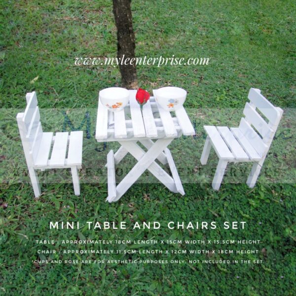 Myle Enterprise Mini Furniture Set, white