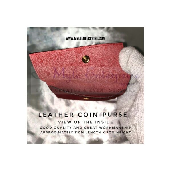 Branded Leather Coin Purse - Ready Stock - Image 4
